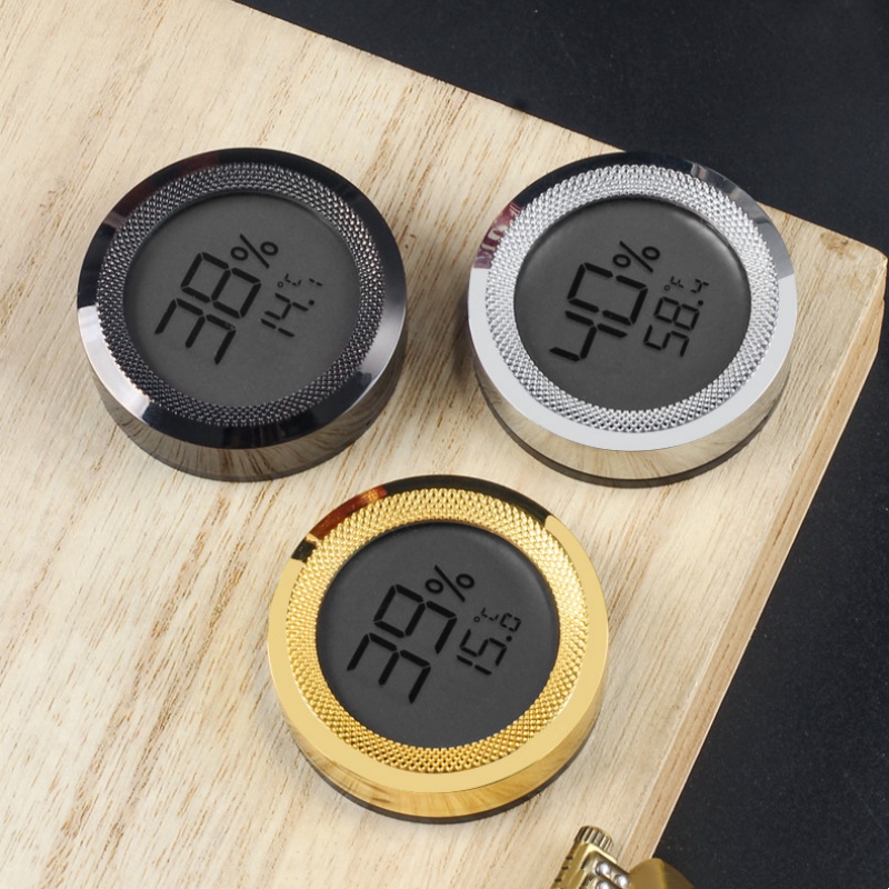 Digital Hygrometer Probe - Mini Digital Display Cigar Hygrometer Thermometer