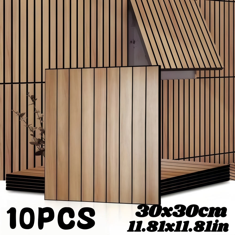 Pvc Panel Background - 10PCS Grille 3D Wall Sticker Room
