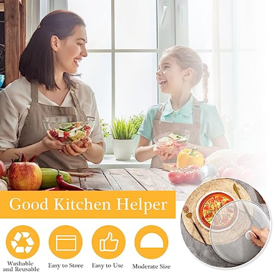 Gerrii 6 Pcs Metal Mesh Food C - Screen Top Mesh ulasan dan harga