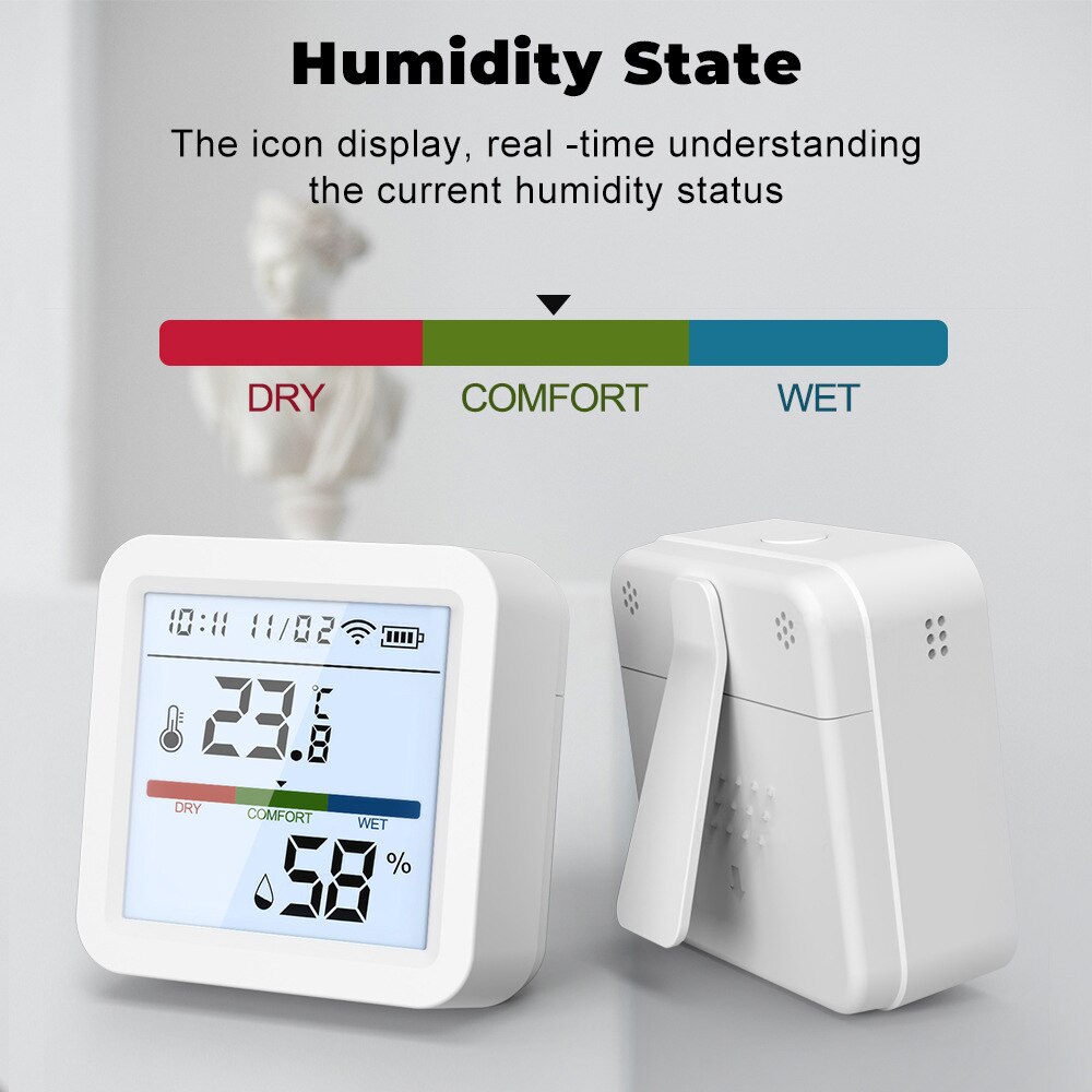 Tuya New WiFi Temperature Humi - Digital Hygrometer Probe ulasan dan harga