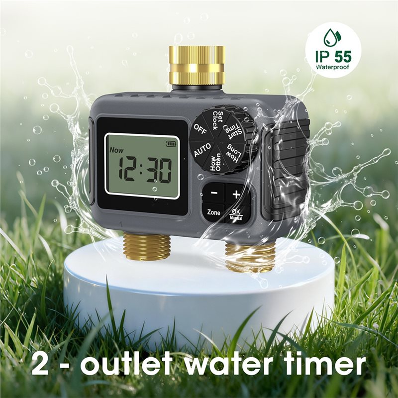 AY14 -Dual Outlets Automatic I - Timer Dual Outlet ulasan dan harga