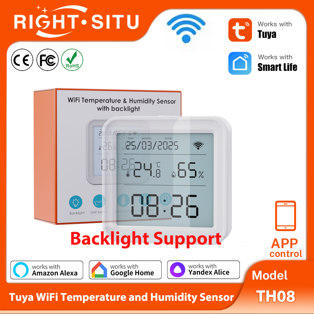 Tuya Temperature and Humidity  - Digital Hygrometer Probe ulasan dan harga