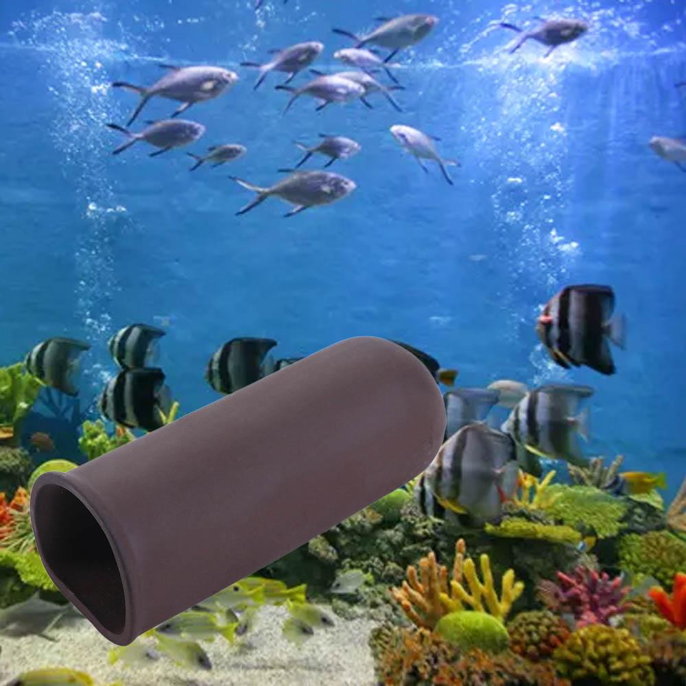 New Fish Tank Cave Aquarium Sh - Hide Cave Ceramic ulasan dan harga