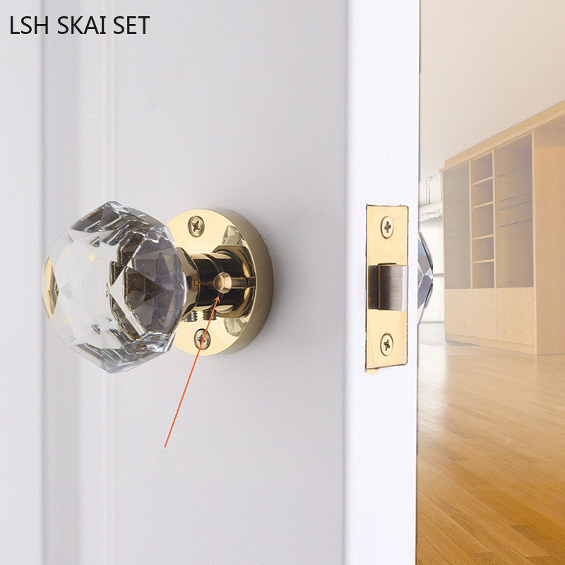 Crystal Glass Globe Handle Loc - Glass Door Hinge ulasan dan harga