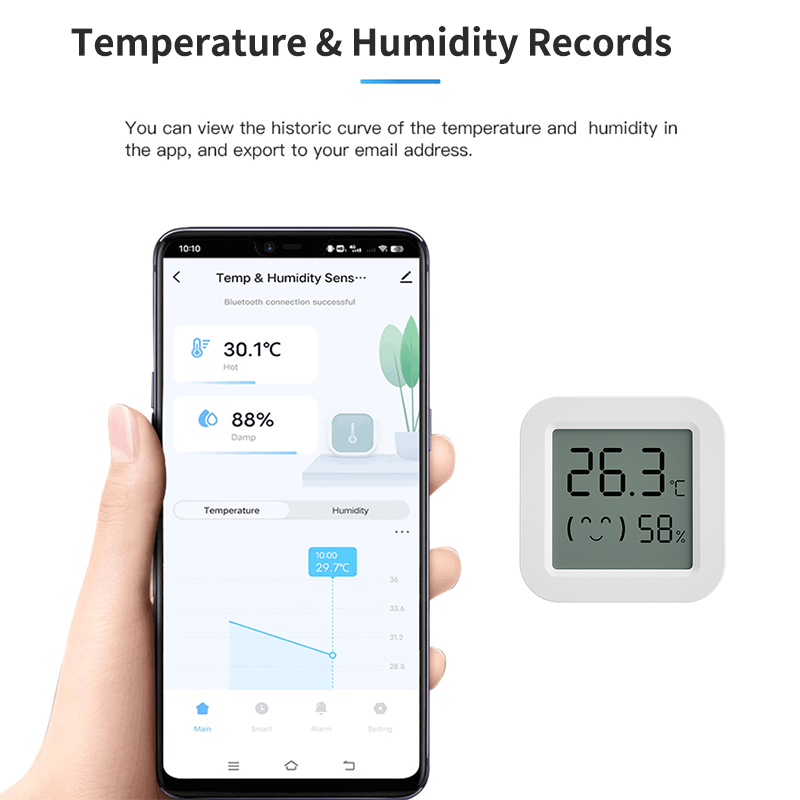 Tuya Zigbee Temperature Humidi - Digital Hygrometer Probe ulasan dan harga