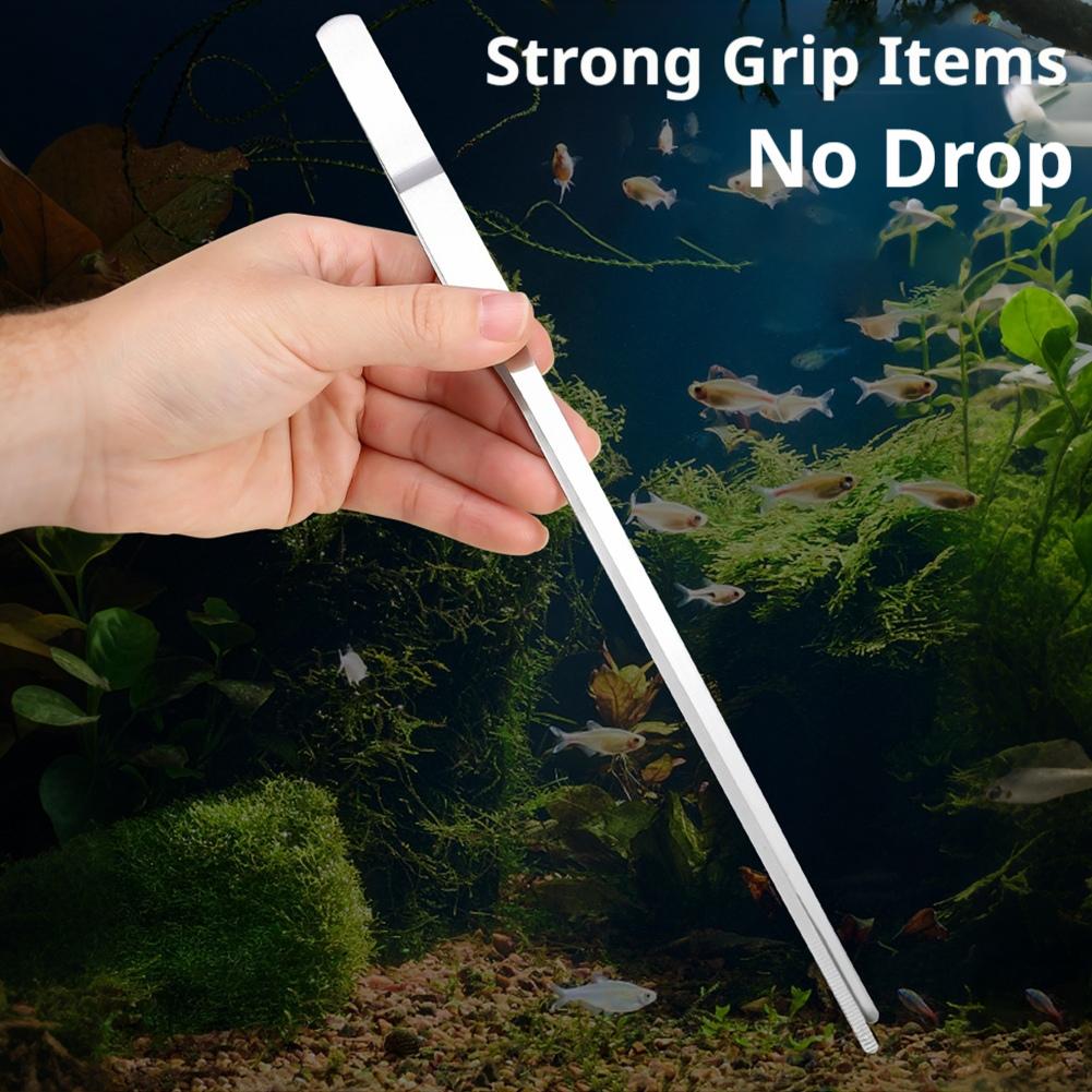 Stainless Steel Aquarium Tweez - Feeding Tong Stainless ulasan dan harga