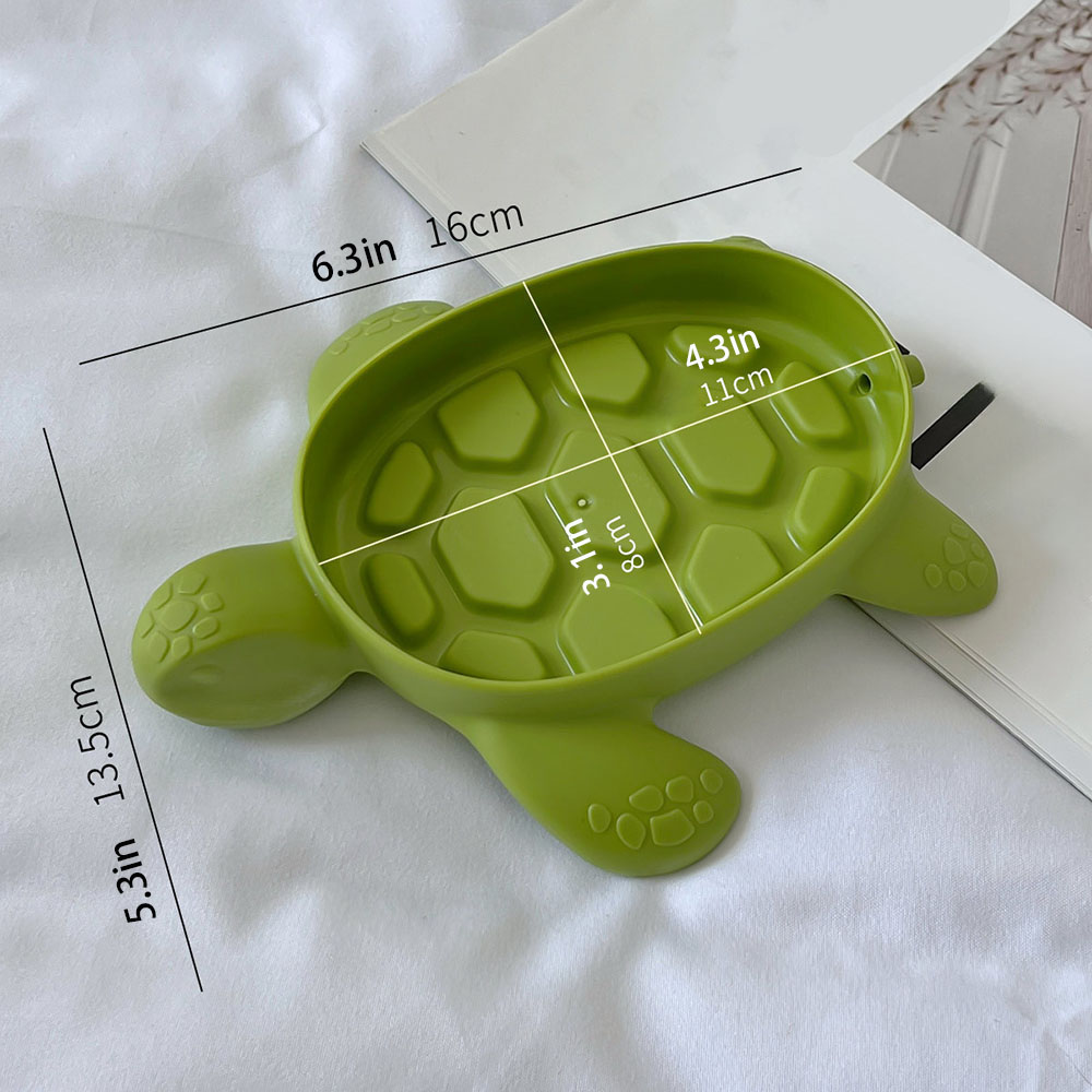 Turtle Drain Soap Box  Cartoon - Water Dish Reptile ulasan dan harga
