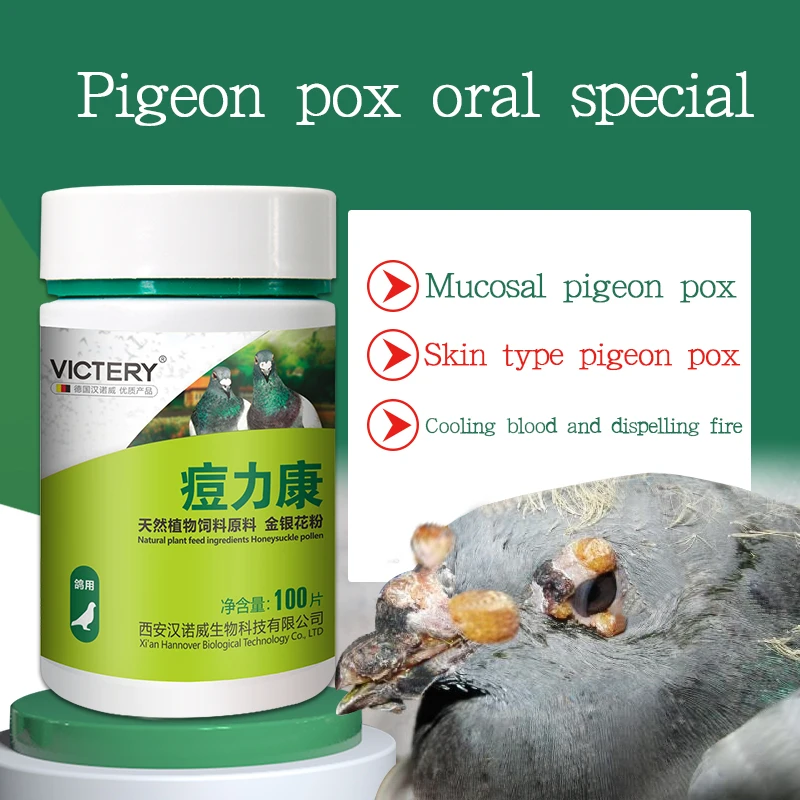 100 Tablets/Box Pigeon Pox Ora - Vitamin D3 Reptile ulasan dan harga